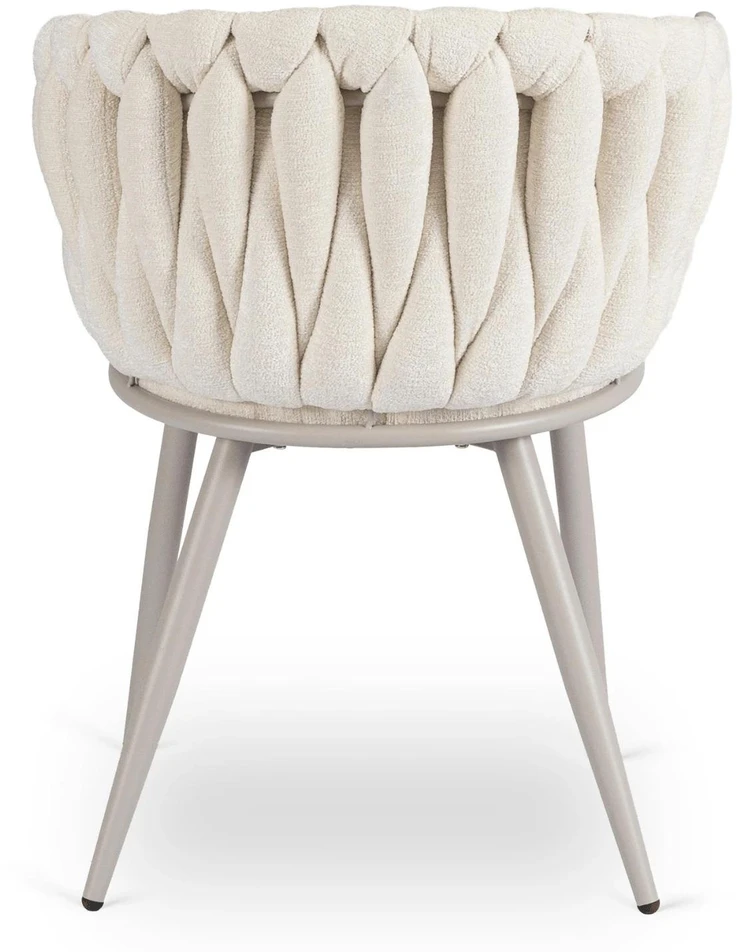 Fotelis Mebel Elite Kėdė su porankiais, 44 × 43 × 49 cm, kreminė