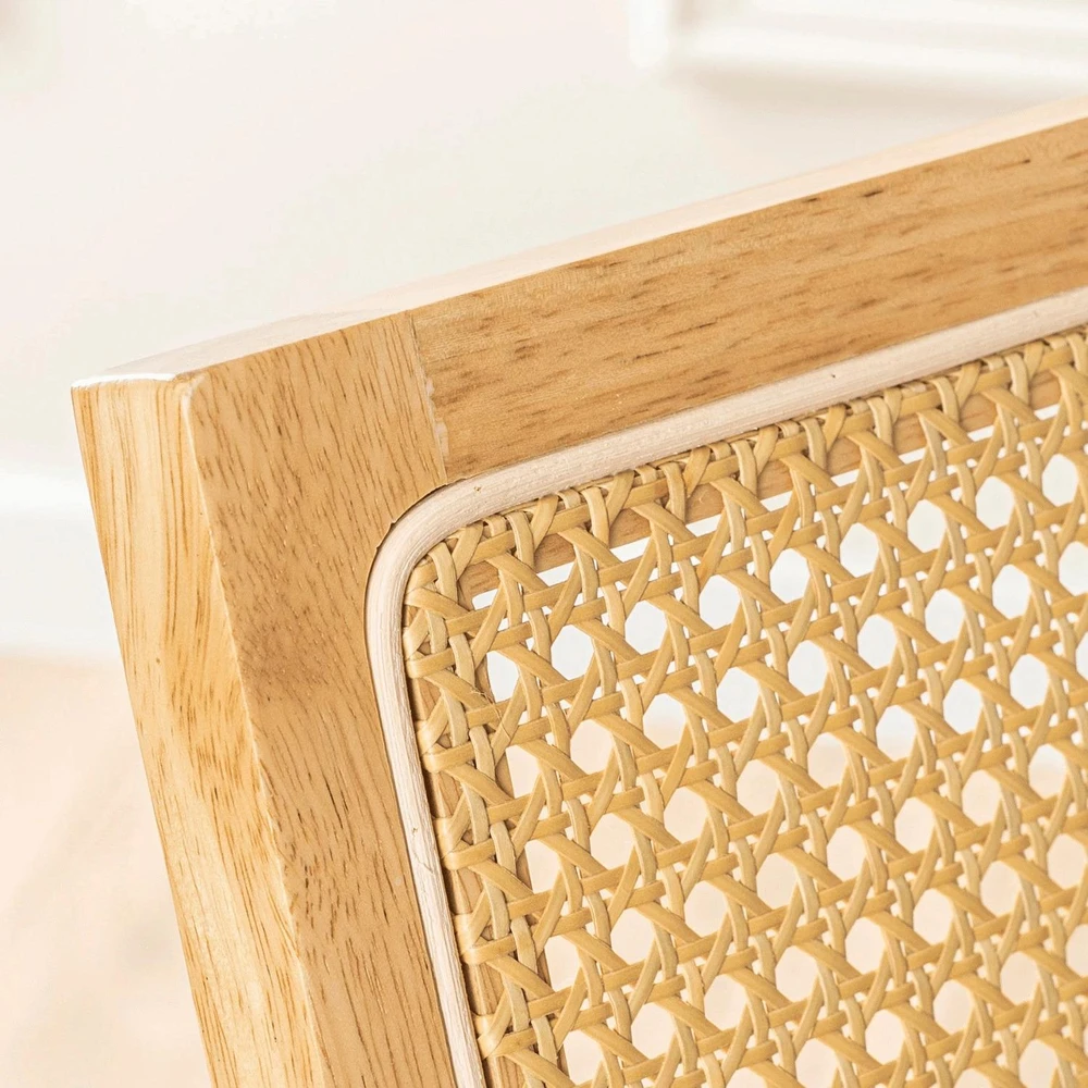 Mebel Elite Kėdė su porankiais MADERA, 52 × 55 × 75 cm, ąžuolo ir smėlio spalvos