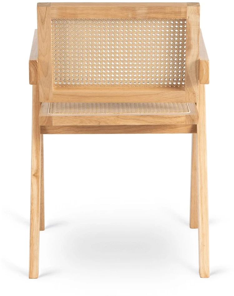 Mebel Elite Kėdė su porankiais MADERA, 52 × 55 × 75 cm, ąžuolo ir smėlio spalvos