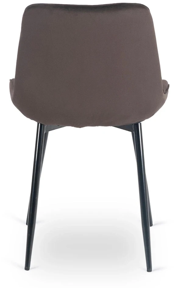Mebel Elite Kėdė su veliūro apmušalu, 51,5 × 55 × 85 cm, ruda