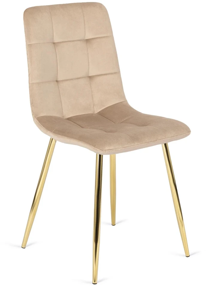 Fotelis Mebel Elite Kėdė YORK, kreminė, veliūras