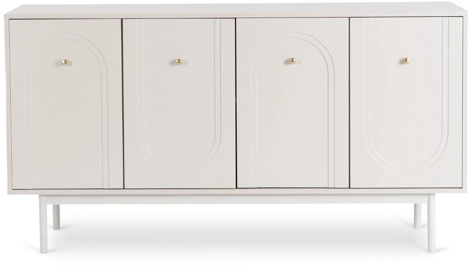 Mebel Elite Komoda MARLEN, 155 × 39 × 82 cm, kašmyro spalvos fasadais