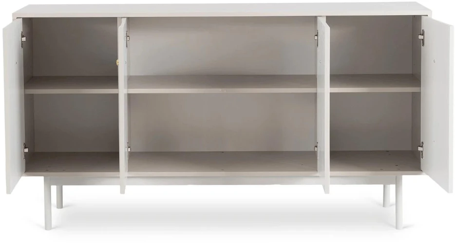 Mebel Elite Komoda MARLEN, 155 × 39 × 82 cm, kašmyro spalvos fasadais