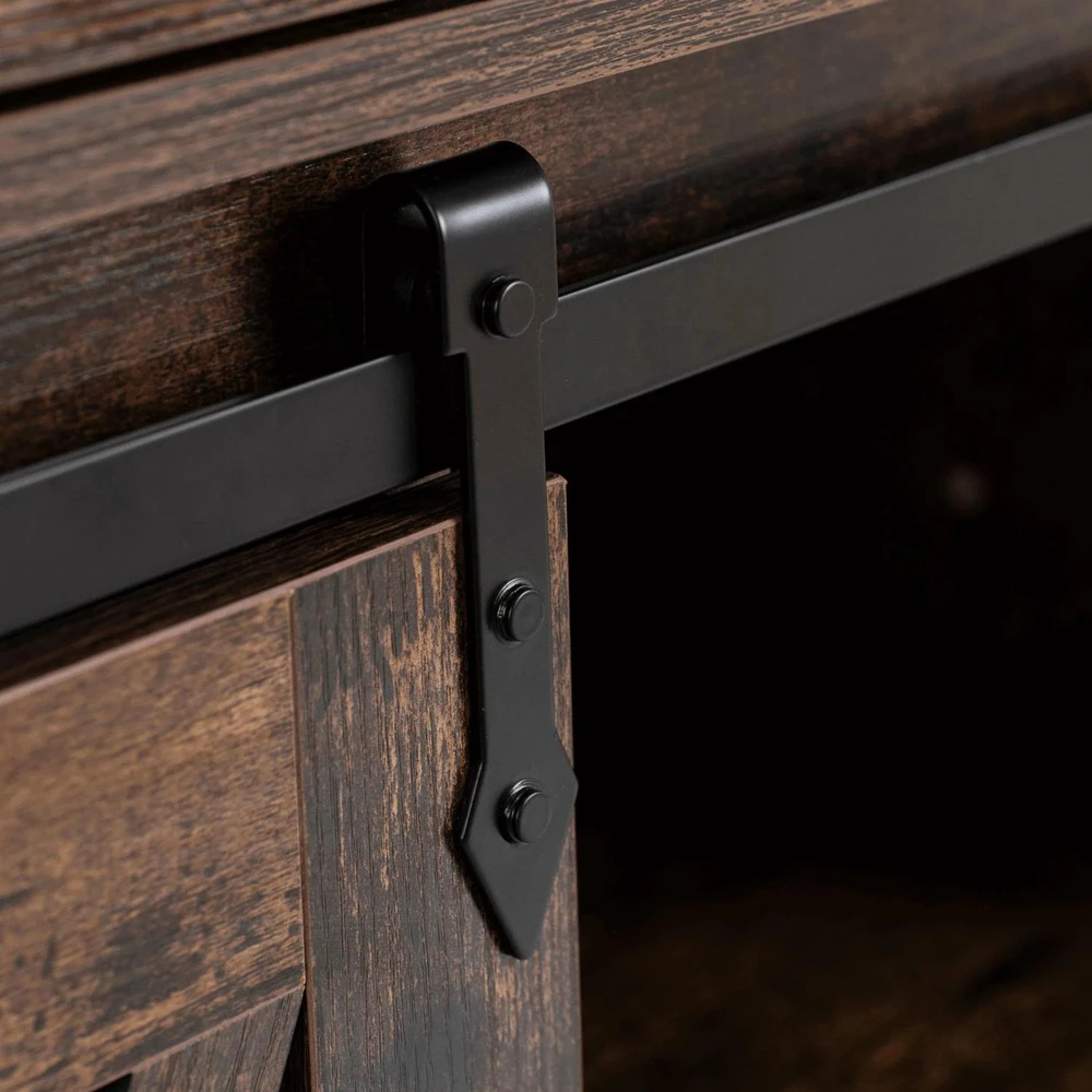 Mebel Elite Komoda su stalčiais COLE, 70 cm, rustikinio ąžuolo ir juoda