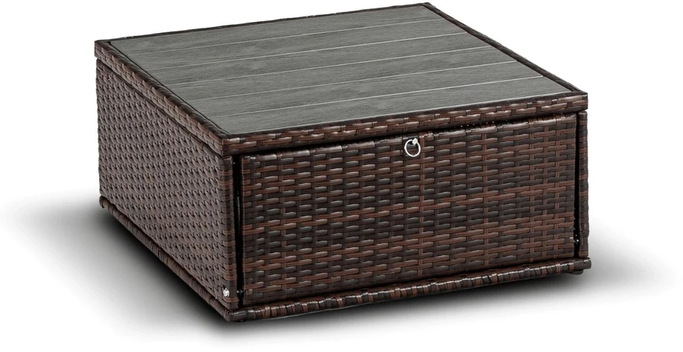 Mebel Elite Lauko baldų komplektas CALIENTE, rudas ir smėlio spalvos