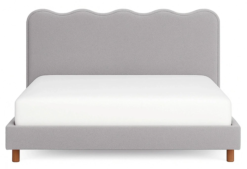 Mebel Elite Lova IZMIR, 160 × 200 cm, pilka, boucle