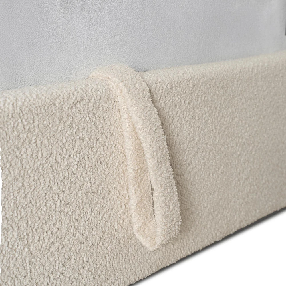 Mebel Elite Lova MARSYLIA su patalynės dėže, 120 × 200 cm, kreminė