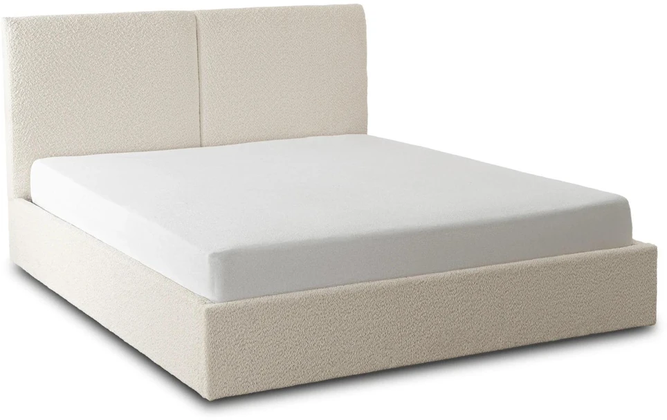 Mebel Elite Lova MARSYLIA su patalynės dėže, 120 × 200 cm, kreminė