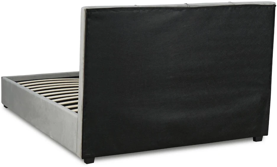 Mebel Elite Lova TINGA su patalynės dėže, 160 × 200 cm, tamsiai pilka