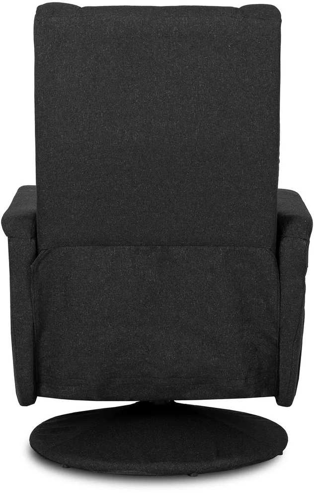 Sofa Mebel Elite Masažinis pasukamas fotelis SPIKE 2, atlenkiamas, juodas