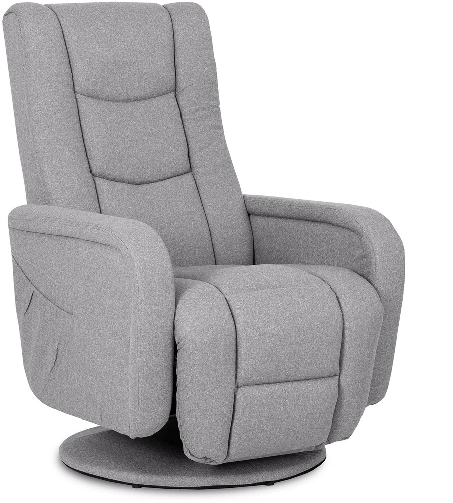 Sofa Mebel Elite Masažinis pasukamas ir atlošiamas fotelis, pilkas