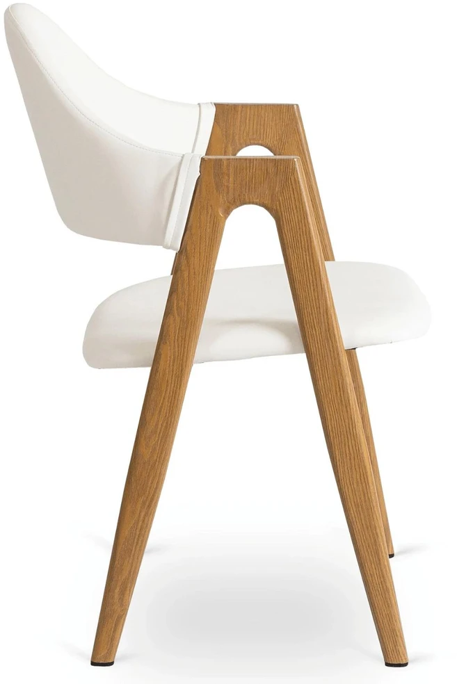 Mebel Elite MEBELELITE WILLY kėdė, balta, 56 × 58 × 81 cm