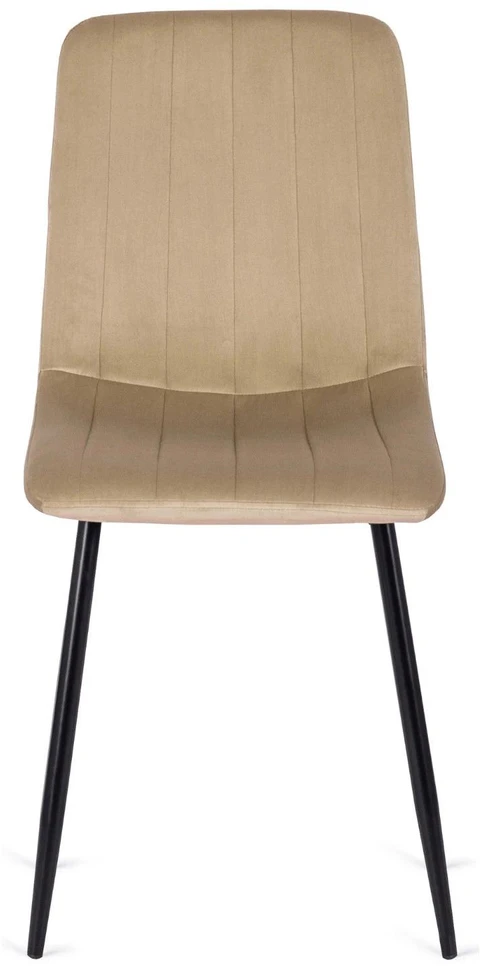 Mebel Elite Minkšta kėdė IBIS, veliūrinė, smėlio spalvos