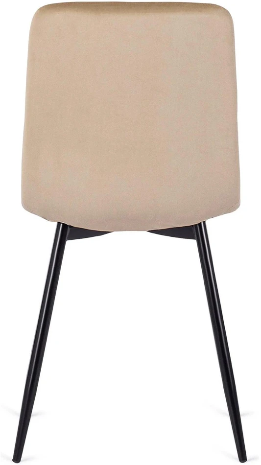 Mebel Elite Minkšta kėdė IBIS, veliūrinė, smėlio spalvos