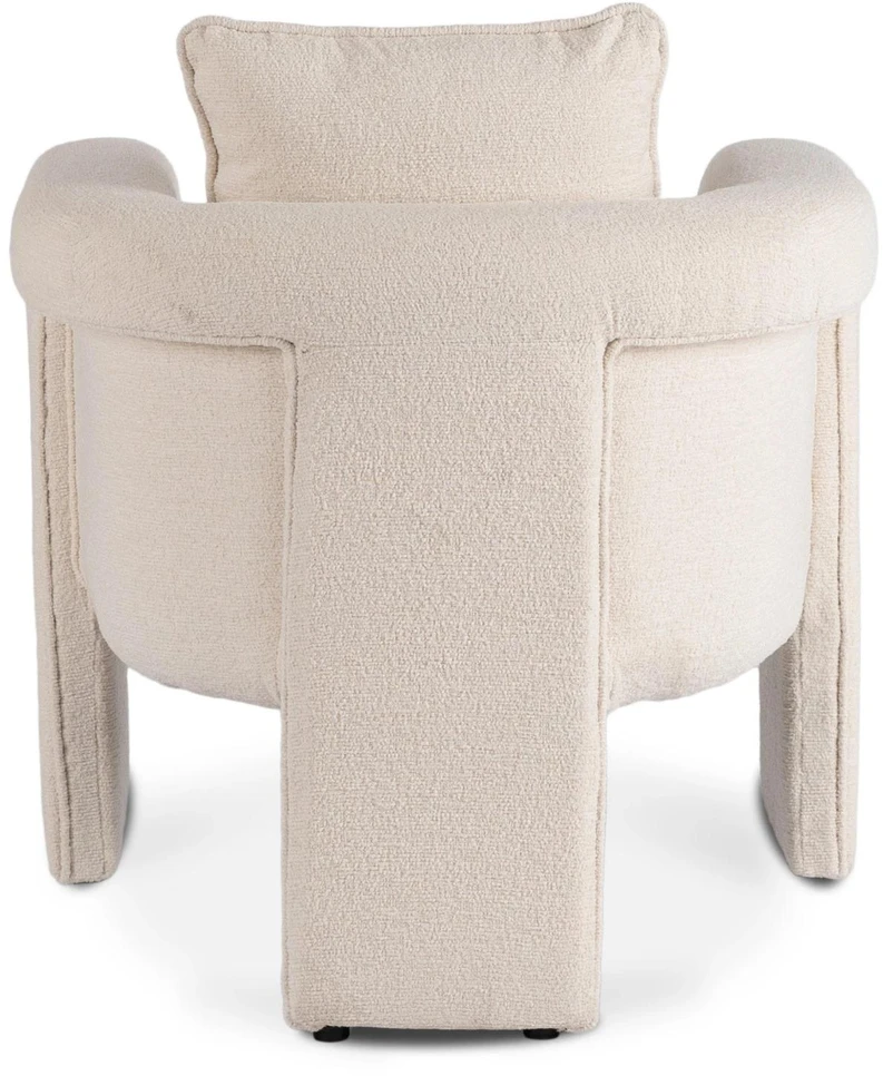 Mebel Elite Poilsio fotelis GALA, kreminis, 79 × 75 × 69 cm