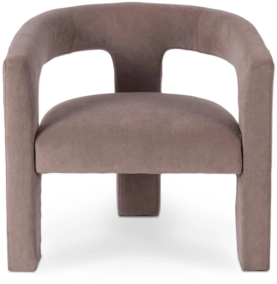 Mebel Elite Poilsio fotelis LILLE, smėlio spalvos, veliūrinis