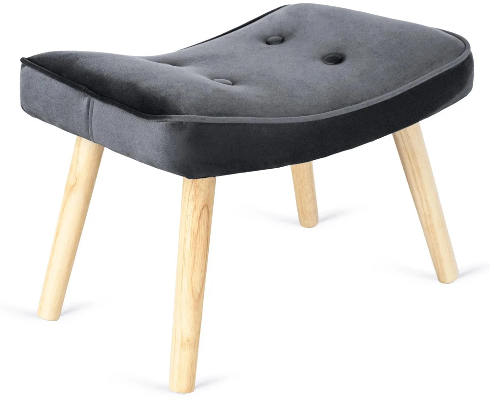 Fotelis Mebel Elite Fotel LOZANO Pilka Welurowy