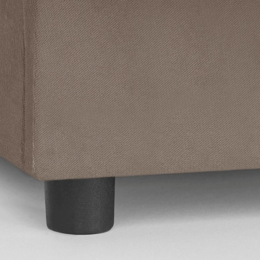 Mebel Elite Sofa-lova ARUBA su patalynės dėže, 188 cm, ruda