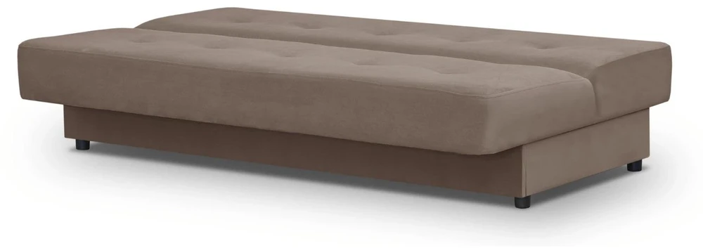 Mebel Elite Sofa-lova ARUBA su patalynės dėže, 188 cm, ruda