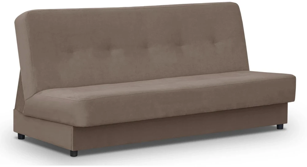 Mebel Elite Sofa-lova ARUBA su patalynės dėže, 188 cm, ruda