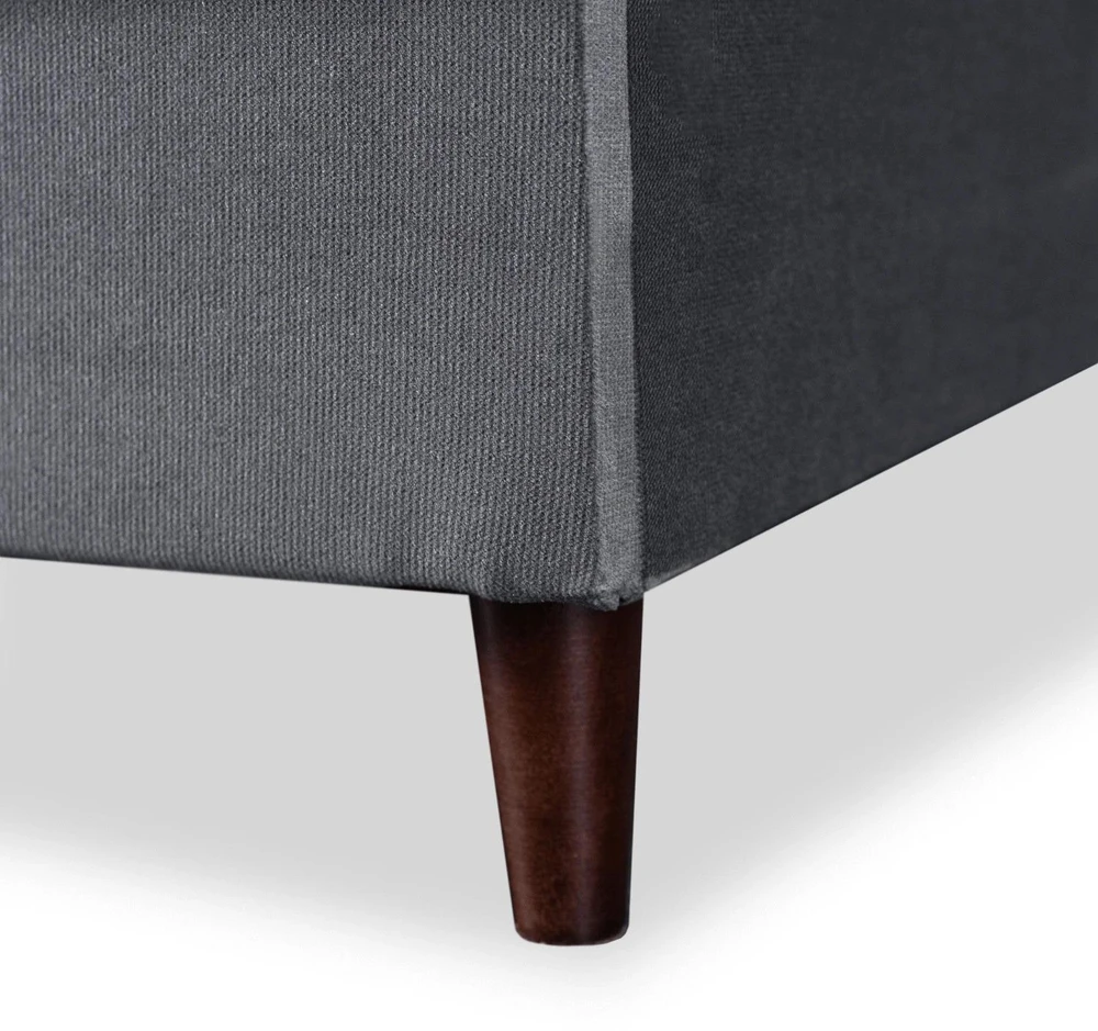 Mebel Elite Sofa-lova LIMA, 186 cm, pilka