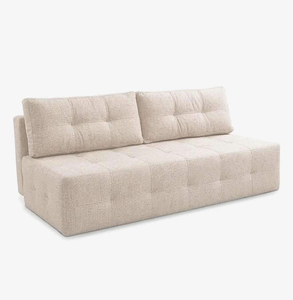 Mebel Elite Sofa-lova MORANA, 197 × 96 cm, kreminė