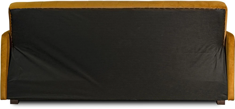 Mebel Elite Sofa-lova PORTO, miegamoji vieta 114 × 186 cm, garstyčių spalvos velūrinė