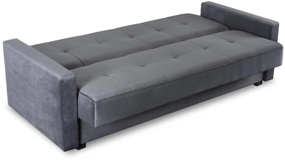 Sofa Mebel Elite Sofų-lovų komplektas ALUNA, 2 vnt., pilkas