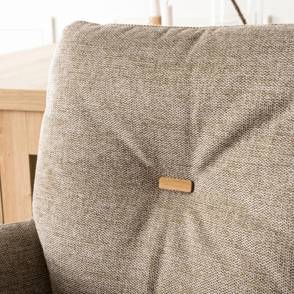 Fotelis Mebel Elite Sukamoji kėdė su porankiais, 47 × 47 × 50 cm, ruda