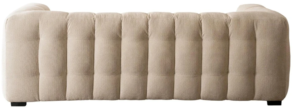 Mebel Elite Trivietė sofa, 235 × 105 × 77 cm, kreminė