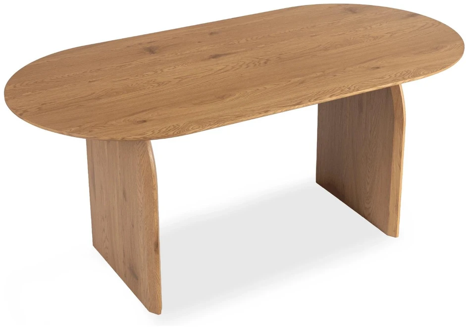 Mebel Elite Valgomojo stalas, 190 × 90 cm, ąžuolo spalvos