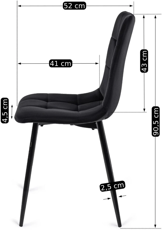 Lauko baldų komplektas Mebel Elite Valgomojo stalo ir 4 kėdžių komplektas, išskleidžiamas, 100–250 cm, riešuto ir juodos spalvos