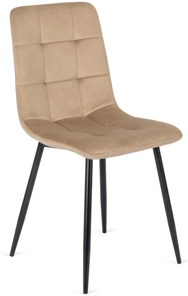 Mebel Elite Valgomojo stalo ir 4 kėdžių komplektas, išskleidžiamas 102–142 cm, „Craft“ ąžuolo ir smėlio spalvos