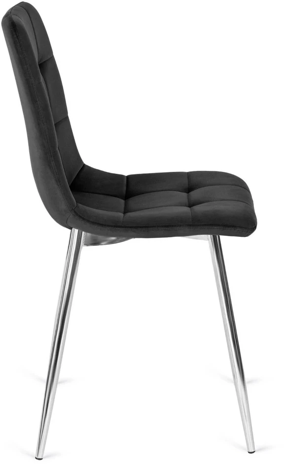 Fotelis Mebel Elite Kėdė CESAR, juoda, veliūras