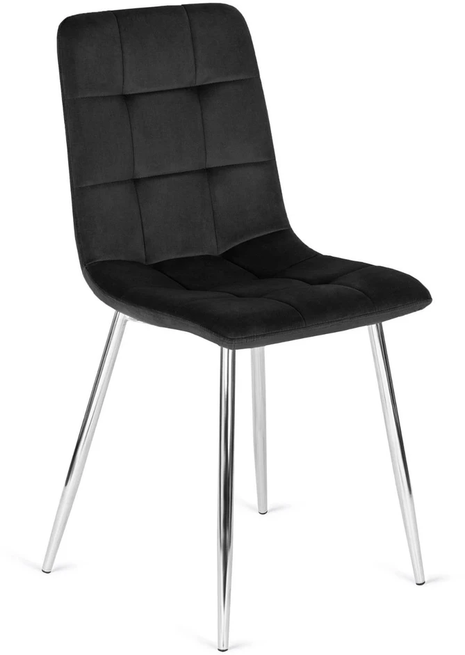 Fotelis Mebel Elite Kėdė CESAR, juoda, veliūras