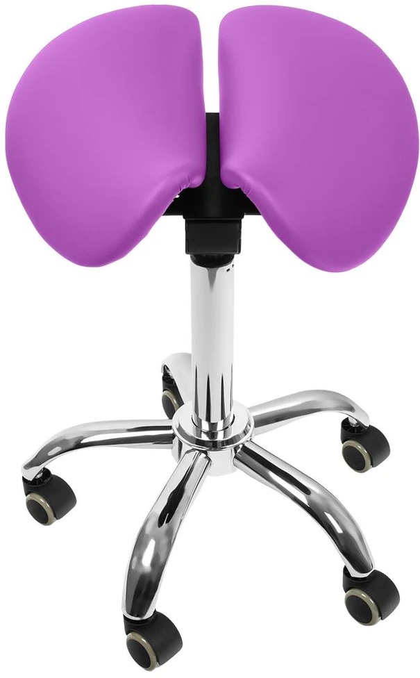 Reguliuojama ergonominė balno kėdė Spacetronik SELLA, violetinė