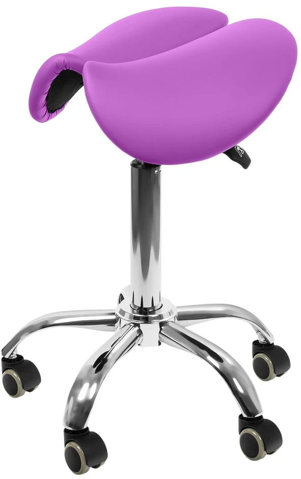 Reguliuojama ergonominė balno kėdė Spacetronik SELLA, violetinė