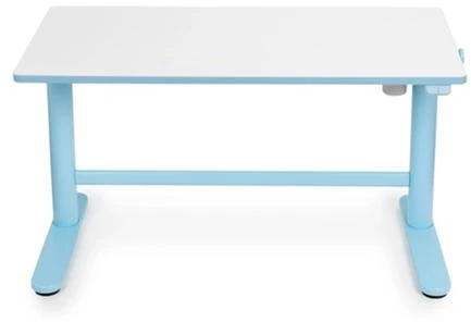 Spacetronik Elektrinis vaikiškas rašomasis stalas, reguliuojamas, 100 × 50 cm, baltas ir mėlynas
