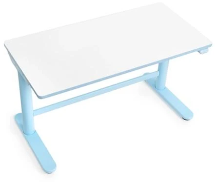 Spacetronik Elektrinis vaikiškas rašomasis stalas, reguliuojamas, 100 × 50 cm, baltas ir mėlynas