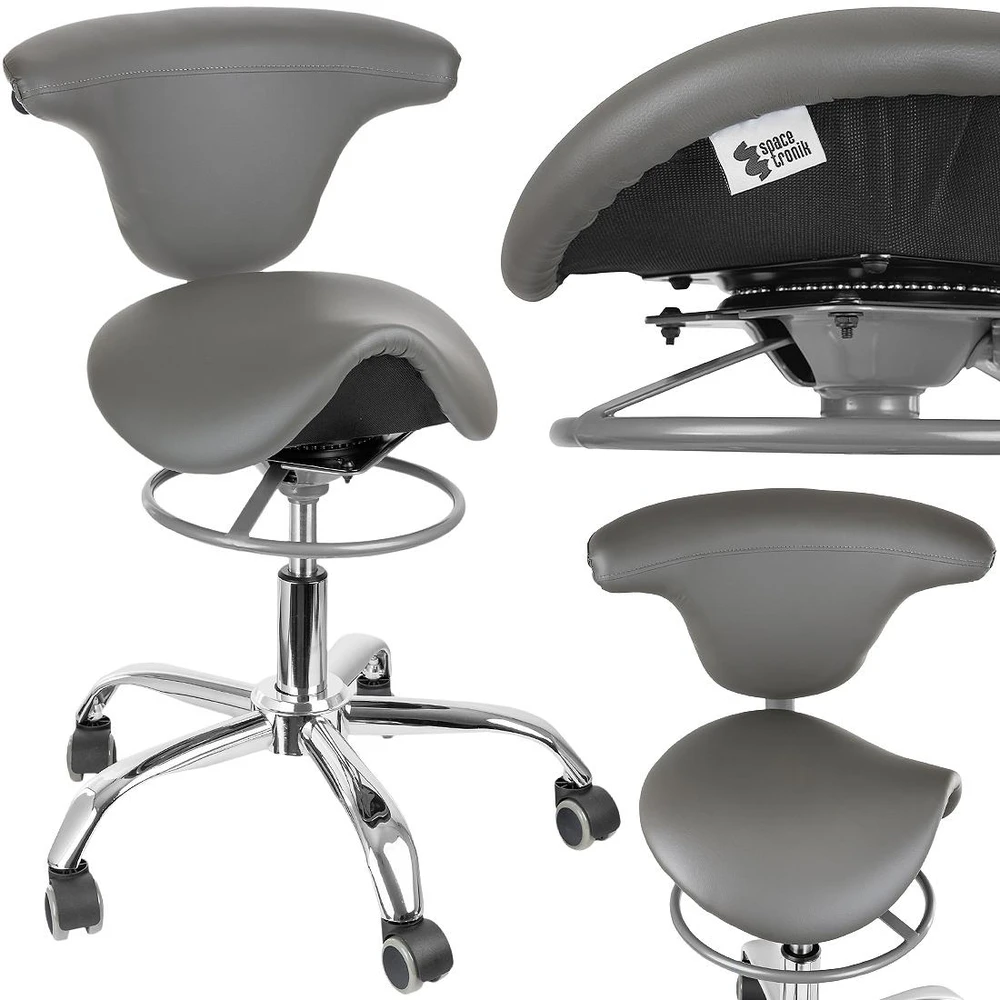 Spacetronik Ergonominė reguliuojama darbo kėdė SELLA 2, pilka