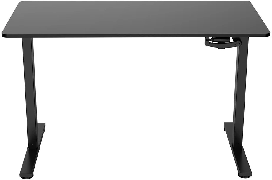 Spacetronik Rašomasis stalas su rankiniu aukščio reguliavimu, 120 × 60 cm, juodas