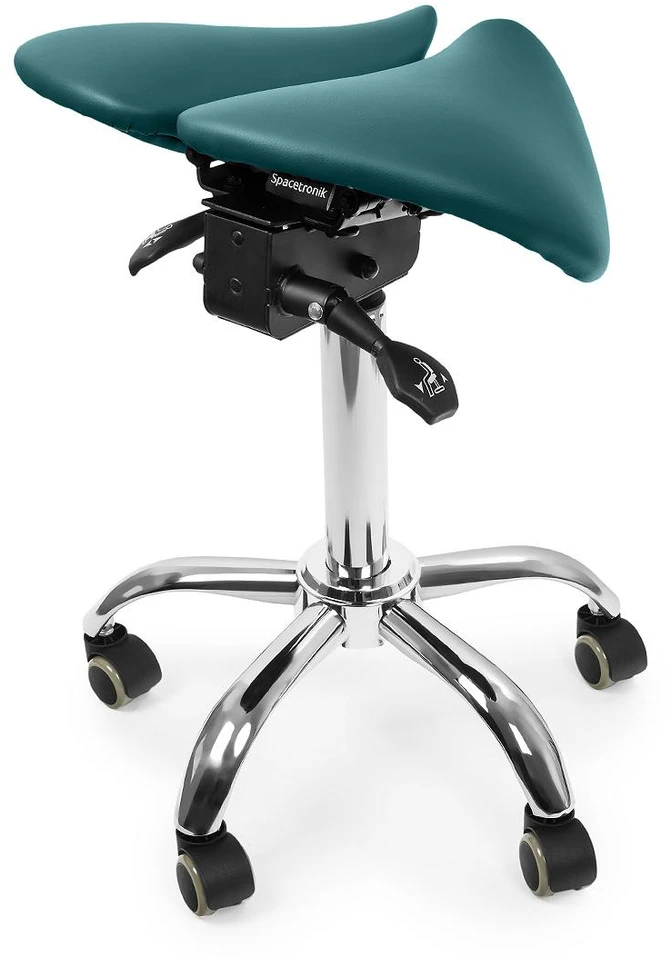 Spacetronik Reguliuojama balno tipo kėdė, 59–79 cm, mėlyna