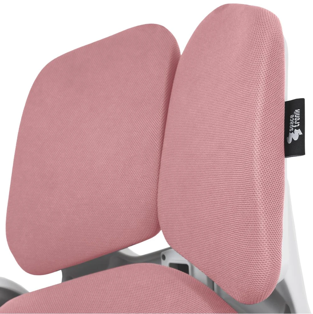 Spacetronik Vaikiška ergonominė kėdė su kojų atrama, 110–180 cm, rožinė