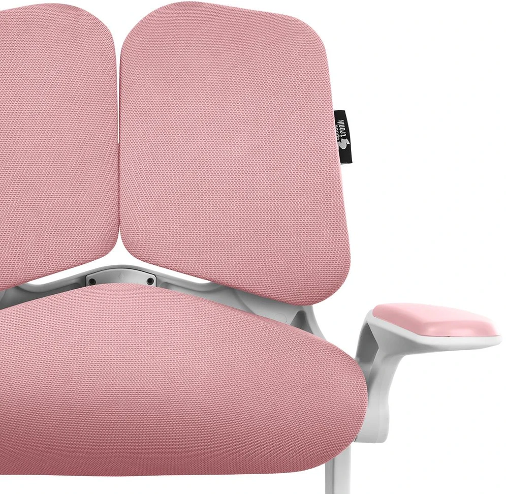 Spacetronik Vaikiška ergonominė kėdė su kojų atrama, 110–180 cm, rožinė