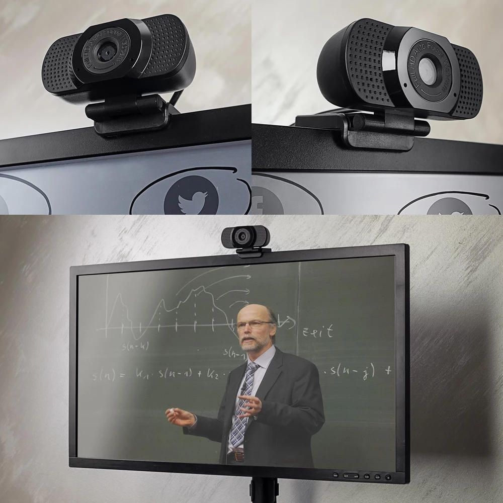 USB internetinė kamera su automatiniu fokusavimu, Full HD, Spacetronik