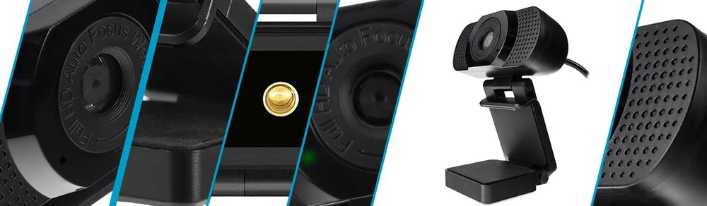 USB internetinė kamera su automatiniu fokusavimu, Full HD, Spacetronik