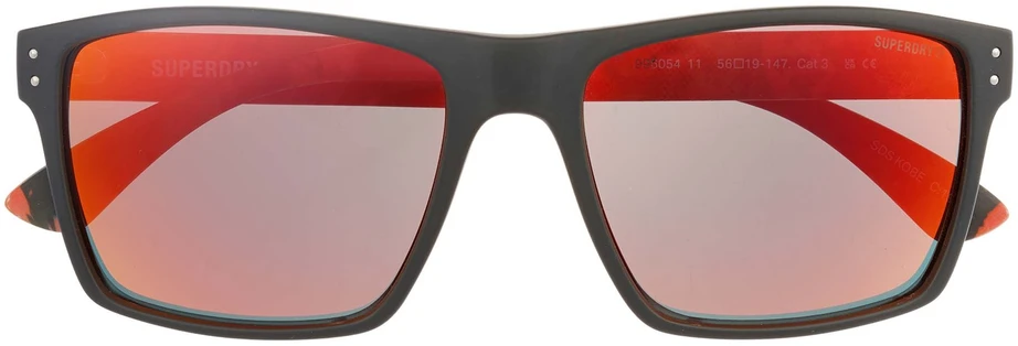 Superdry SDS-KOBE vyriški akiniai nuo saulės, raudoni