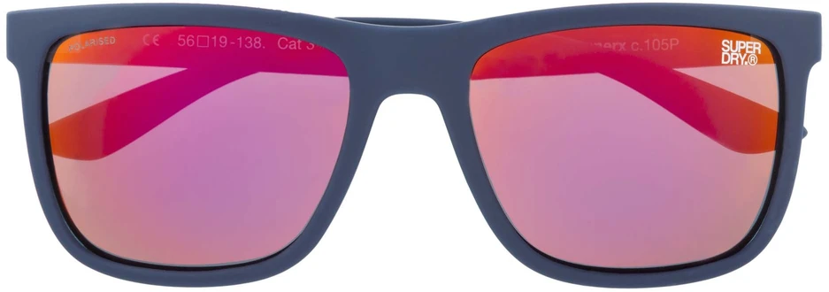 Superdry SDS-RUNNERX uniseks akiniai nuo saulės, oranžiniai