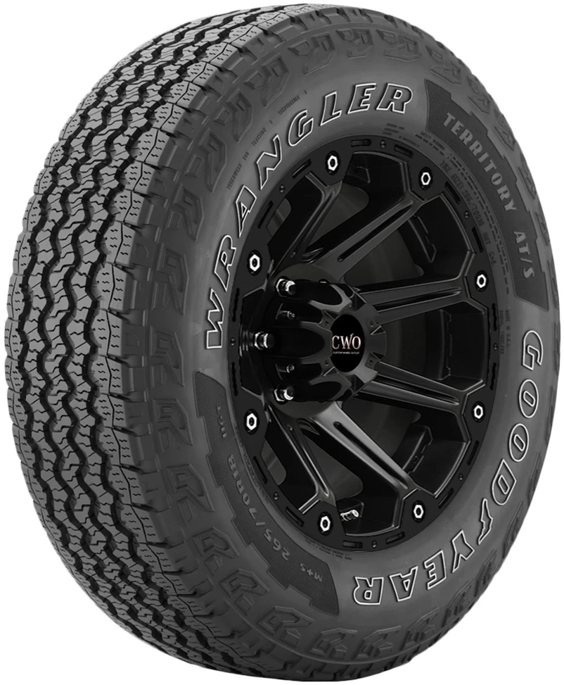 „Goodyear“ 255/65R18 „Wrangler Territory AT/S 111H RHD“ padanga