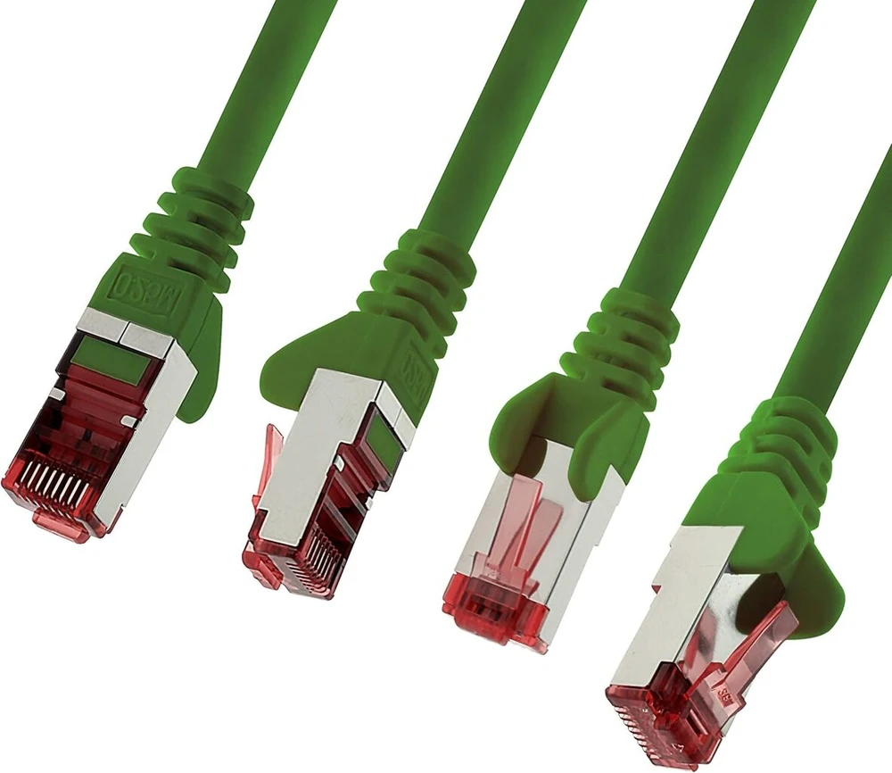 10 m žalias - 10 x Ethernet Lan kabelis Cat6 tinklo kabelis Sftp Pimf patch kabelis 1000 Mbit/s